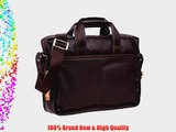 Koolertron 14 Men's Genuine Leather Handbag Messenger Shoulder Briefcase Laptop BAG Purse?dark
