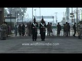 Evening flag lowering ceremony at the India–Pakistan international border - Wagah