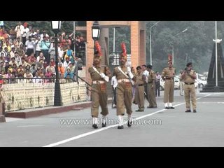 Attari Wagah Border parade