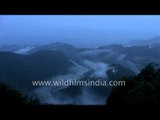 Misty hills en route Lamkhaga Pass, Himachal Pradesh