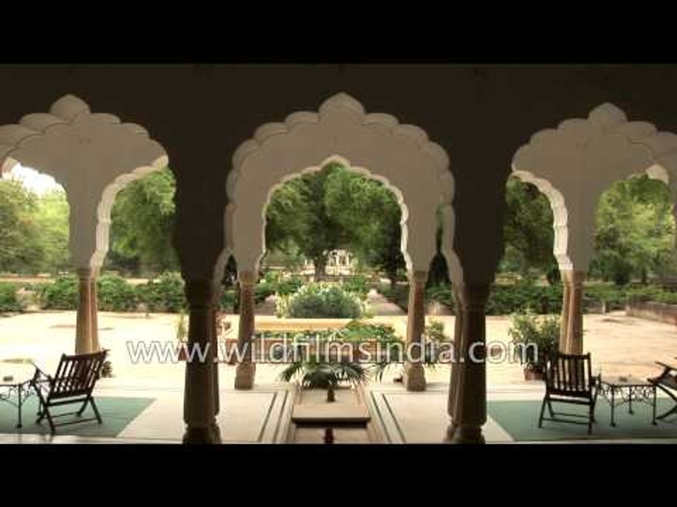 Tent room set up at Samode Bagh - Rajasthan