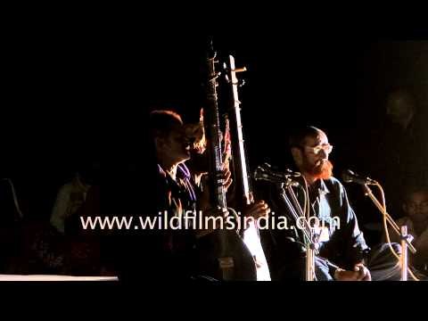 Participants performing at Rann Utsav musical event - Gujarat