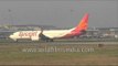 T3 IGIA Airport in New Delhi, with SpiceJet on runway