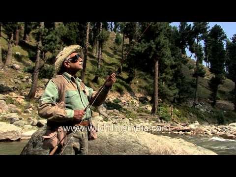 Vijay Soni on angling expedition in Kashmir