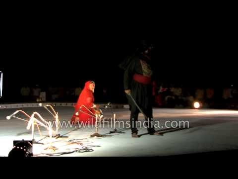 Gujarati play 'Jaisar' being performed at Rann Utsav, Kutch