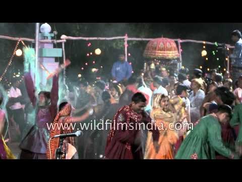 Krishna Leela showcased by Shri MD college of Education - Rann Utsav, Gujarat