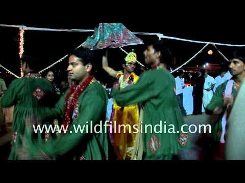 Dandiya performed during the opening ceremony of Rann Utsav - Gujarat