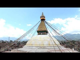 Boudhanath Stupa in Kathmandu: pre earthquake footage