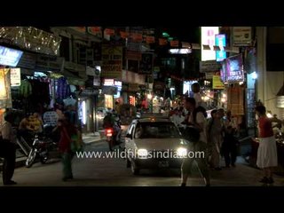 Thamel town at night - Kathmandu