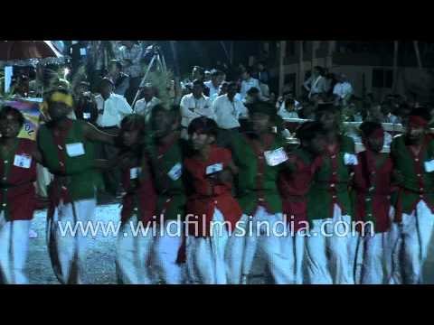 Children performing on the eve of Rann Utsav - Gujarat