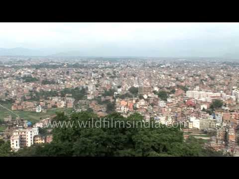 View of Kathmandu valley from Swayambhunath