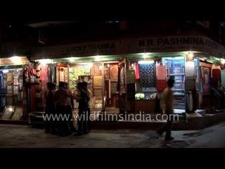 Nightlife on the streets of Thamel - Kathmandu