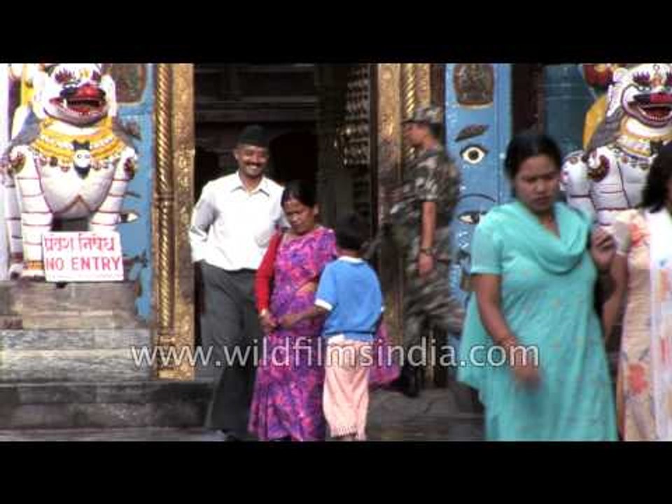 Visitors at the Basantapur Durbar Square - Kathmandu, Nepal