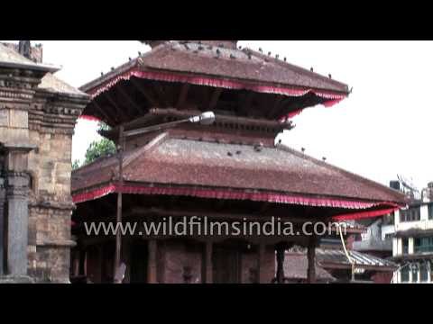 'Kala Bhairava' statue at the Basantapur Durbar Square - Nepal