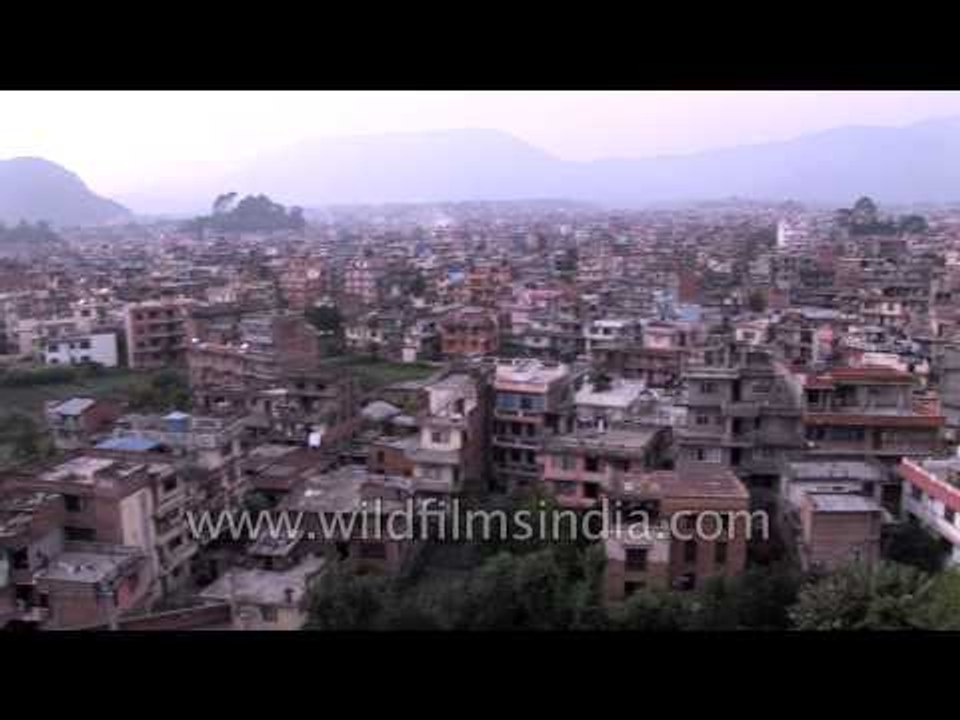 Panoramic view of Kathmandu city, Nepal