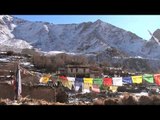 Naturalists rest at Oleh village - Snow Leopard trek, Ladakh
