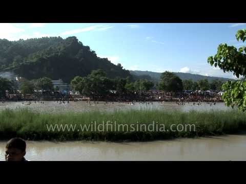 Indian pilgrims reach Haridwar for the annual 'Kavad Mela'