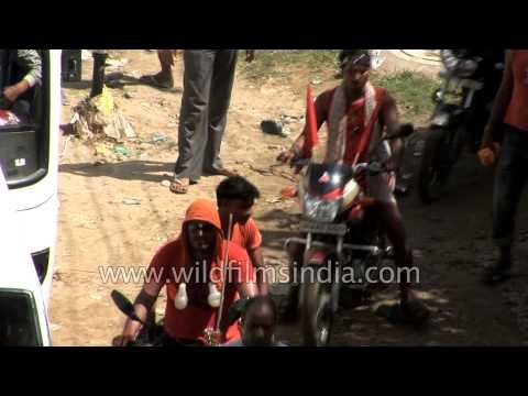 Kanwarias thronged Haridwar, India