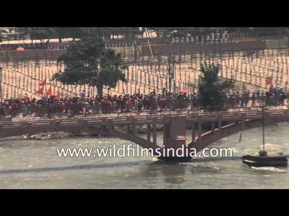 Hindu devotees reach Haridwar for the most awaited religious festival 'Kumbh Mela'