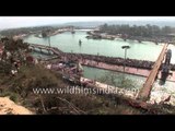 Aerial view of Kumbh Mela, Haridwar