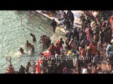 Crowd at the Haridwar Kumbh Mela - India