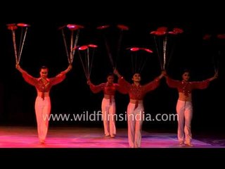 Acrobatics Troupe From China Performing At Siri Fort - Delhi | India