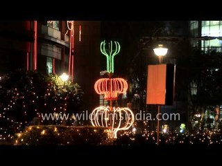 Sahara Mall decorated for festive season - India