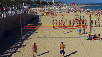 Barcelona Beach Volleyball at Playa Mar Bella