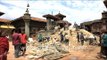 Bhaktapur Durbar Square after the earthquake hit Kathmandu
