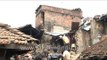 Buildings destroyed after massive earthquake in Bhaktapur, Nepal