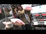 Nepal earthquake victims supplied relief goods