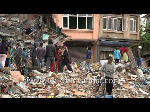 Nepal earthquake devastation