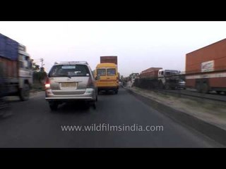 Traffic on Gurgaon-Jaipur National Highway 8