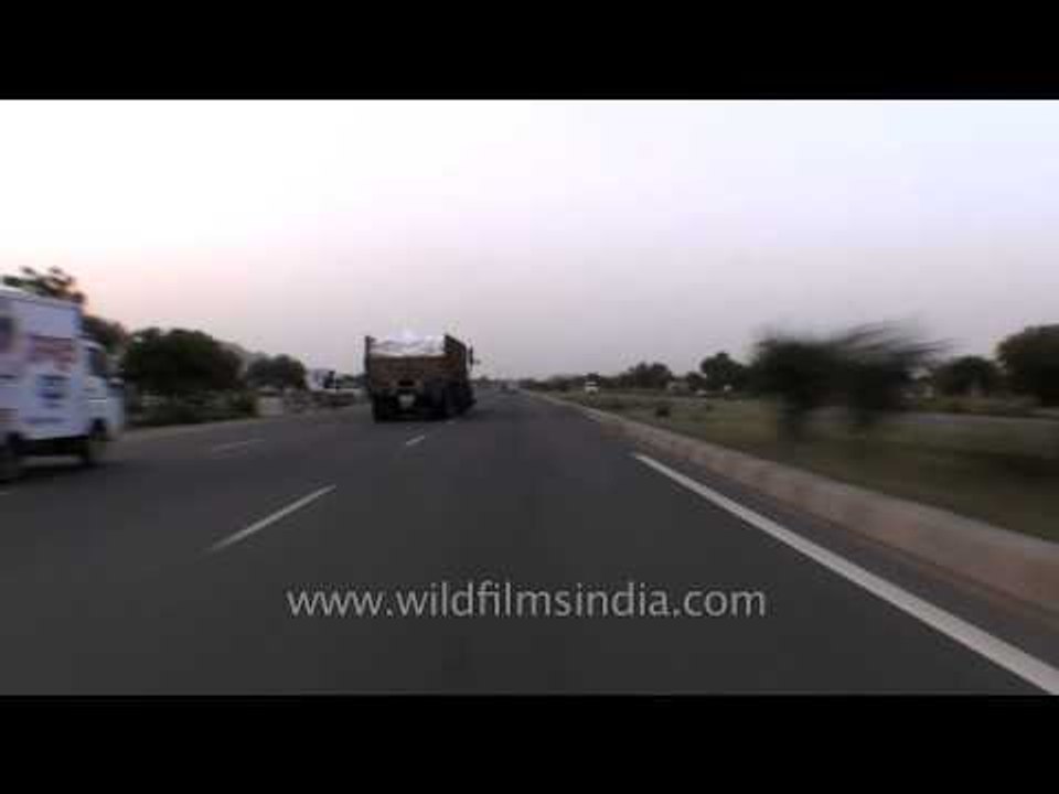 Driving on National Highway No. 8 (NH8)
