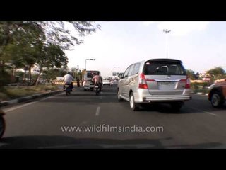 Driving from Jaipur's Malviya Nagar via Jaigarh Fort to Delhi