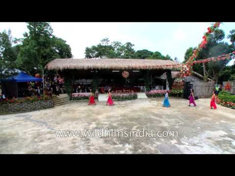 Vibrant and stylish collection of dresses - Anthurium festival, Mizoram