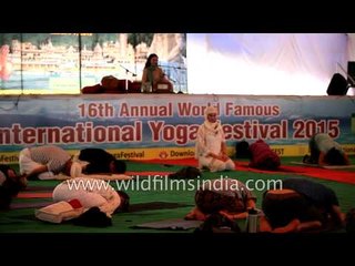 Laura Plumb teaches Ganga Yoga in Rishikesh