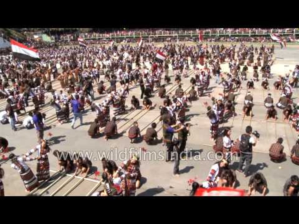 Mass cheraw dance extravaganza - Mizoram