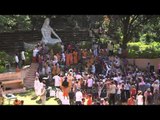 Swami Ramdevji joins Parmarth Ashram for Holi celebrations - Rishikesh