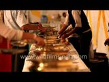 Parmarth Ashram hosts dinner for Yoga guests - Rishikesh