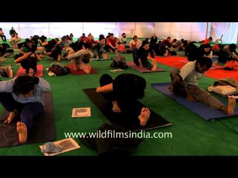 Bharath Shetty trains international Yogis at Parmarth Niketan, Rishikesh
