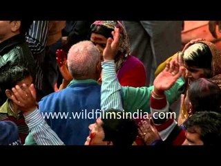 Palanquin of Lord Krishna taken out on the streets of Gokul - Uttar Pradesh