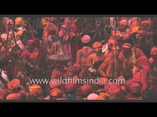 Strange festival where women beat men