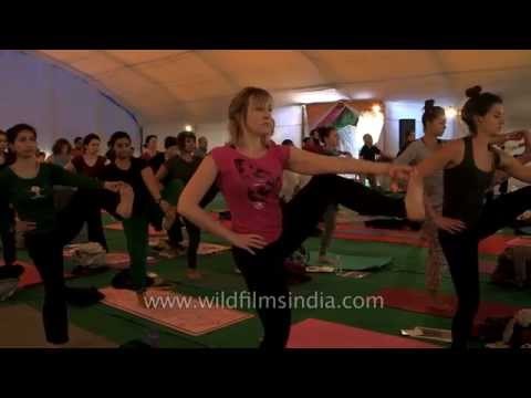 Yogacharya Bharath Shetty teaches Yoga in Rishikesh