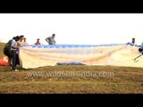 Aero sport enthusiasts training before flying - Mizoram