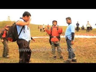 Aero sports training session in Mizoram
