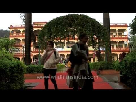 Foreign Yogis heading towards their classes - International Yoga Festival, Rishikesh
