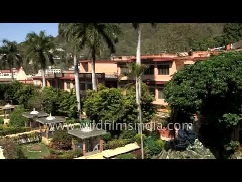 Visitors at the Parmarth Ashram in Rishikesh - Uttarakhand