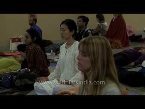 Meditation and yoga session: Parmarth Ashram, Rishikesh