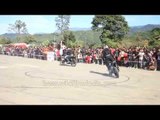 Bikers enthrall crowd with thrilling bike stunts - Mizoram